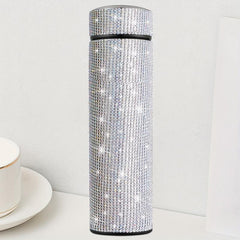 Glitter Stainless Steel Vacuum Flask Insulated Water Cup