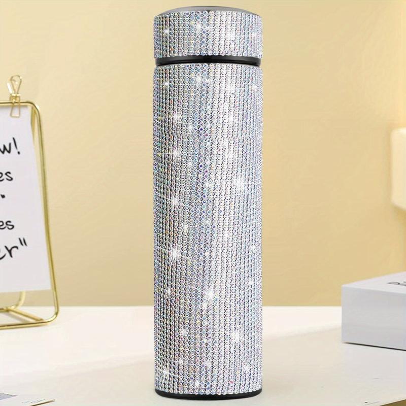 Glitter Stainless Steel Vacuum Flask Insulated Water Cup