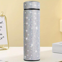 Glitter Stainless Steel Vacuum Flask Insulated Water Cup