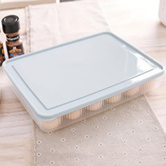Egg Storage Rack With Lid 24 Eggs Holder Refrigerator