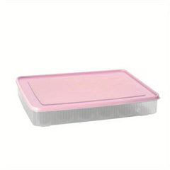 Egg Storage Rack With Lid 24 Eggs Holder Refrigerator