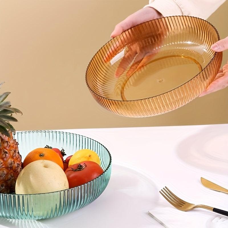 Striped Fruit Basket for Kitchen & Bathroom Countertops