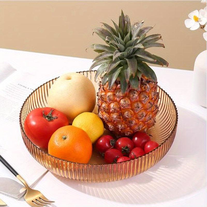 Striped Fruit Basket for Kitchen & Bathroom Countertops