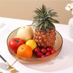 Striped Fruit Basket for Kitchen & Bathroom Countertops