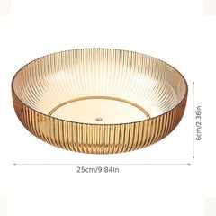 Striped Fruit Basket for Kitchen & Bathroom Countertops