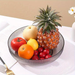 Striped Fruit Basket for Kitchen & Bathroom Countertops