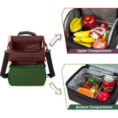 Insulated Meal Bag Aluminum Foil Lunch Box Bag Large Capacity Ice Bag