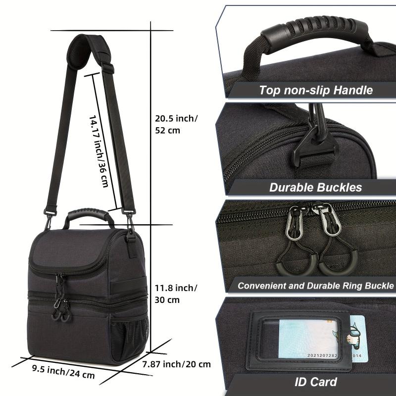 Insulated Meal Bag Aluminum Foil Lunch Box Bag Large Capacity Ice Bag