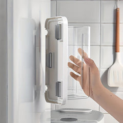 Magnetic Tissue Box Refrigerator Storage Wall Rack Transparent Kitchen Organizer