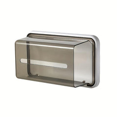 Magnetic Tissue Box Refrigerator Storage Wall Rack Transparent Kitchen Organizer