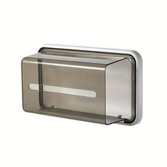 Magnetic Tissue Box Refrigerator Storage Wall Rack Transparent Kitchen Organizer