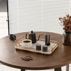 Wine & Coffee Storage Rack with Drain Partition