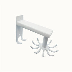 Kitchen Rotating Punch Wall Shelf 10 Hooks Pot Shovel Chopping Board Hook