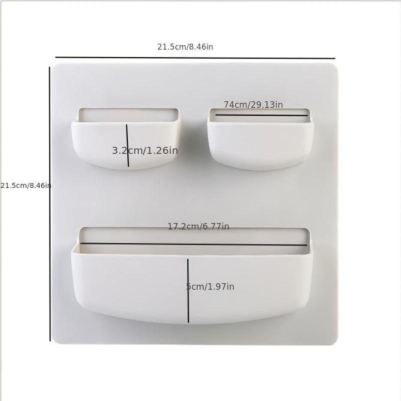 Household Adhesive Wall Storage Rack Bathroom Kitchen Supplies