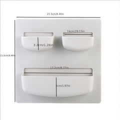 Household Adhesive Wall Storage Rack Bathroom Kitchen Supplies