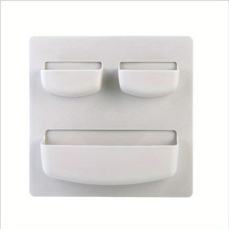 Household Adhesive Wall Storage Rack Bathroom Kitchen Supplies