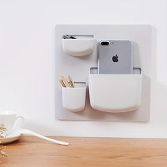 Household Adhesive Wall Storage Rack Bathroom Kitchen Supplies
