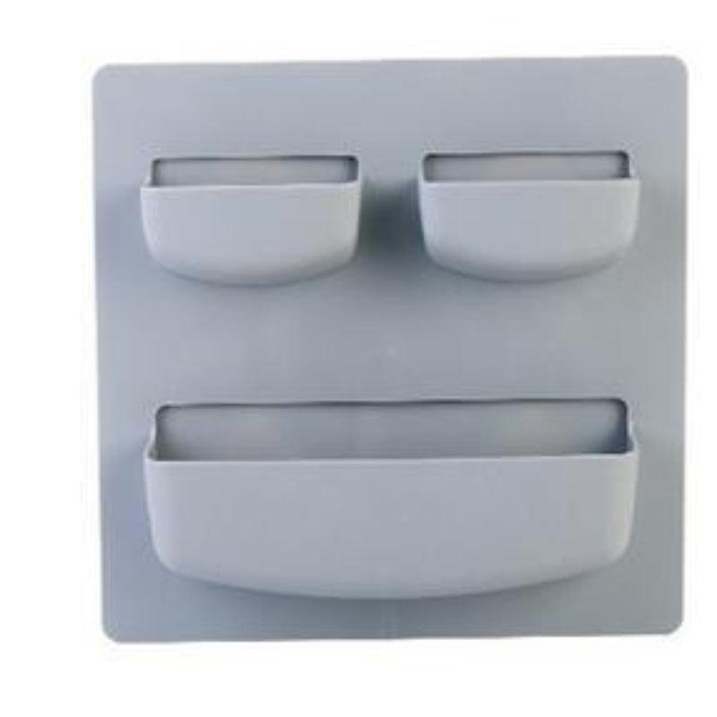 Household Adhesive Wall Storage Rack Bathroom Kitchen Supplies