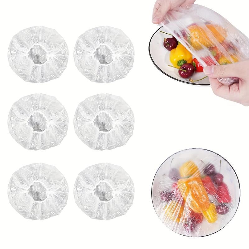 100pcs Food Cling Film Sets Elastic Food Storage Covers
