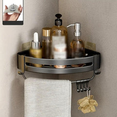 Corner Kitchen Storage Rack for Spices and Cosmetics