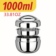 Stainless Steel Lunch Box Vacuum Insulated Double Layer Bento