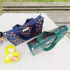 Leakproof Lunch Bag Cherry Pattern Insulated Waterproof Office School