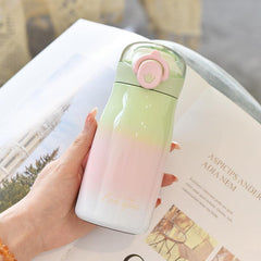 Gradient Stainless Steel Insulated Water Bottle 11oz 14 88oz Travel Thermal Cup