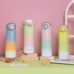 Gradient Stainless Steel Insulated Water Bottle 11oz 14 88oz Travel Thermal Cup