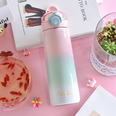 Gradient Stainless Steel Insulated Water Bottle 11oz 14 88oz Travel Thermal Cup