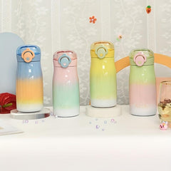 Gradient Stainless Steel Insulated Water Bottle 11oz 14 88oz Travel Thermal Cup