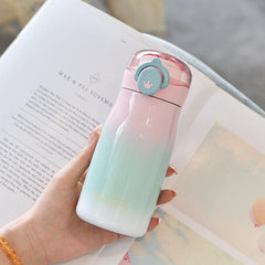 Gradient Stainless Steel Insulated Water Bottle 11oz 14 88oz Travel Thermal Cup