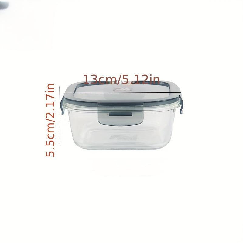Heat Resistant Glass Lunch Box Food Preservation Bowl Shatter Resistant