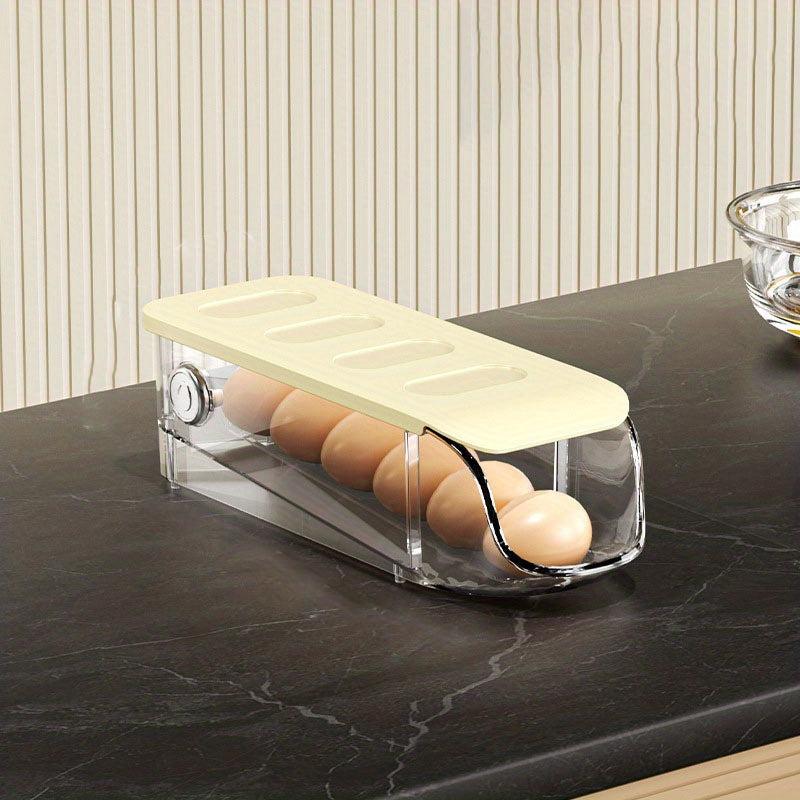 Egg Holder For Refrigerator Automatically Rolling Egg Storage Container