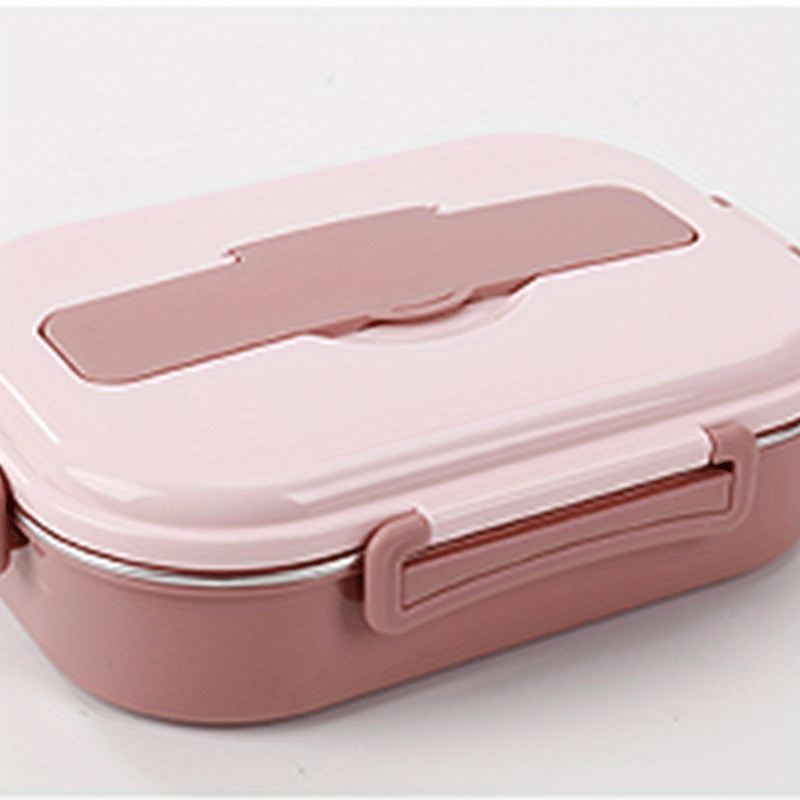 Insulated Lunch Box with Tableware, Microwave Safe Bento Box