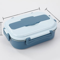 Insulated Lunch Box with Tableware, Microwave Safe Bento Box