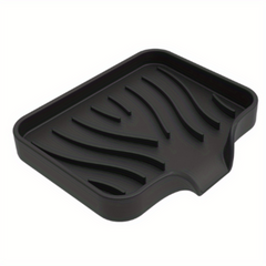 Silicone Sink Mat with Soap Dispenser and Sponge Drain for Kitchen Countertop