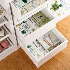Cuttable Printed Cabinet Mat Drawer Paper Waterproof Kitchen Storage