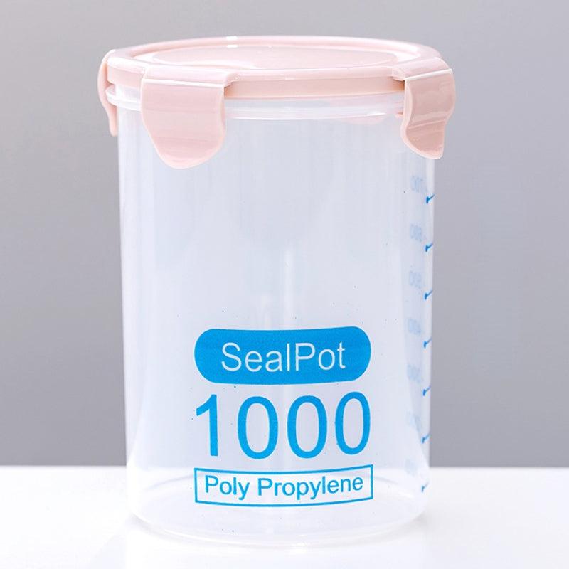 Clear Airtight Food Jars Moisture-proof Storage Containers