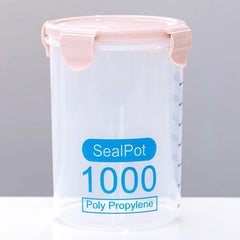 Clear Airtight Food Jars Moisture-proof Storage Containers