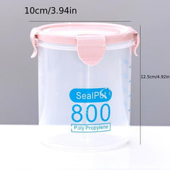 Clear Airtight Food Jars Moisture-proof Storage Containers