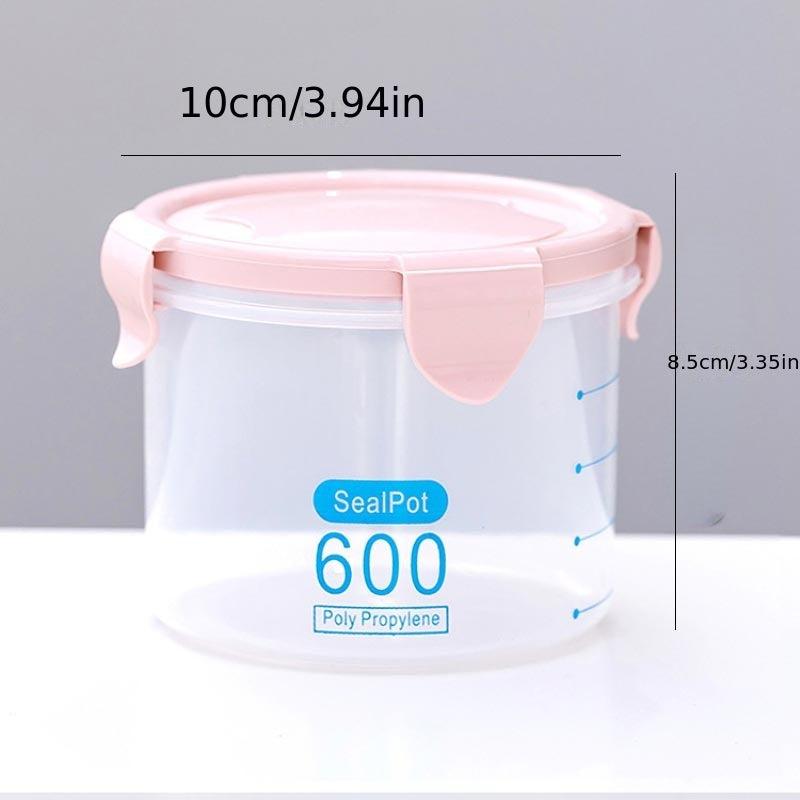 Clear Airtight Food Jars Moisture-proof Storage Containers