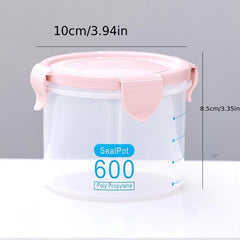 Clear Airtight Food Jars Moisture-proof Storage Containers