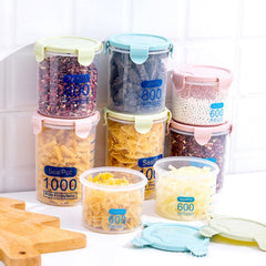 Clear Airtight Food Jars Moisture-proof Storage Containers