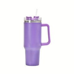 40oz Stainless Steel Thermal Water Bottle With Handle Portable Drinking Cups