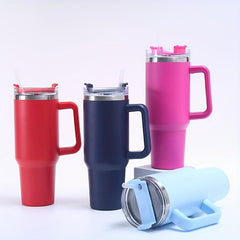 40oz Stainless Steel Thermal Water Bottle With Handle Portable Drinking Cups
