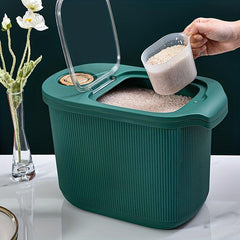 Large Capacity Rice Bucket: Moisture & Insect Proof Storage Container