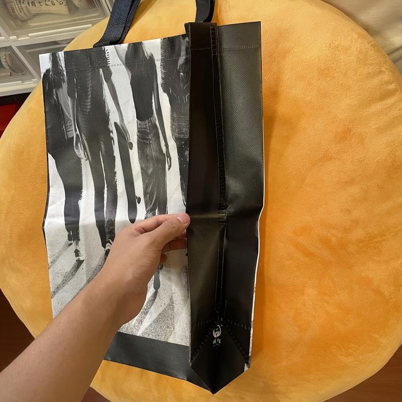 3pcs Reusable Grocery Bag Tote Bags Non Woven Foldable Gift Bag