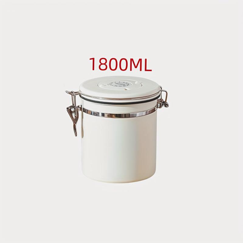 Stainless Steel Coffee Bean Storage Canister Fresh Keeping Container