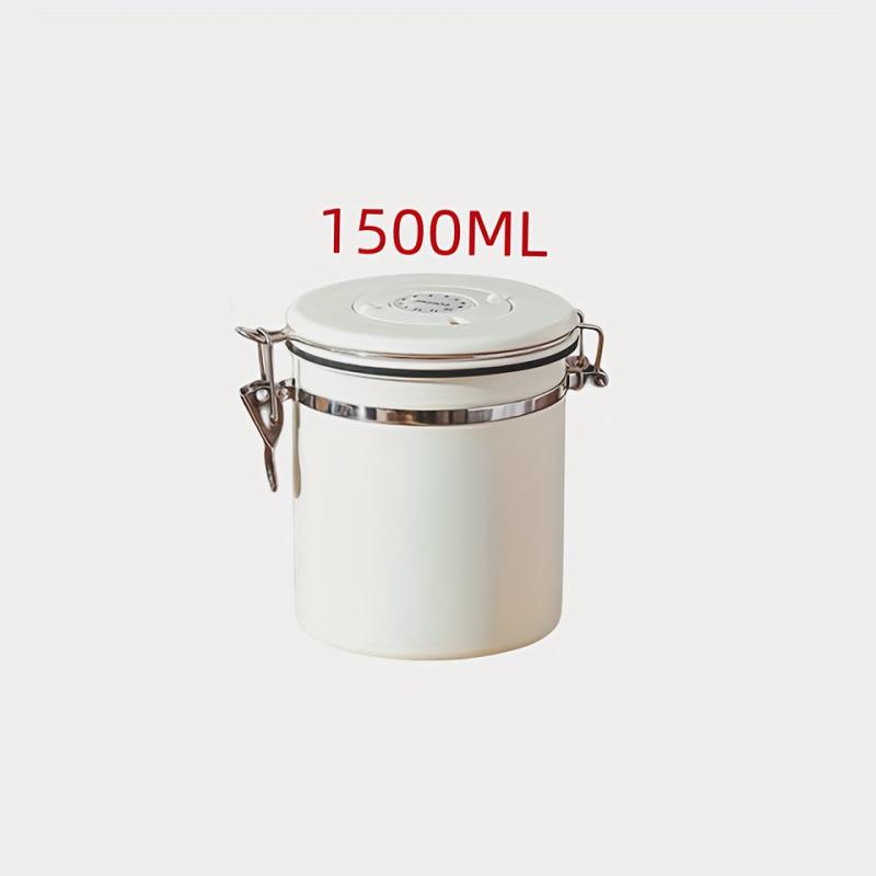 Stainless Steel Coffee Bean Storage Canister Fresh Keeping Container