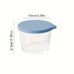Low Temp Resistant Glass Refrigerator Crisper Fruit Storage Jar